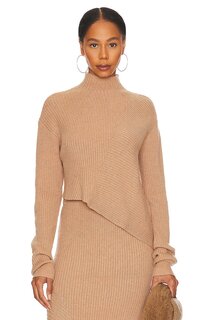 Свитер L&apos;Academie Leola Mock Neck, кэмел L'academie