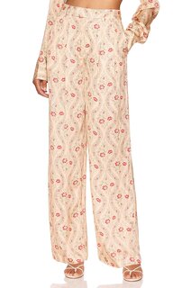 Брюки L&apos;Academie Alise Trouser, цвет Ivory Tapestry Multi L'academie