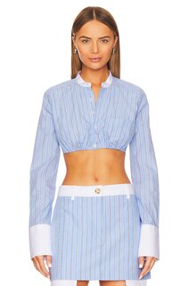 Рубашка L&apos;Academie Fresh Stripe Bra, цвет Fresh Blue Stripe L'academie