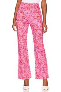 Брюки ROLLA&apos;S Ivy Floral Bootcut, цвет SCARLET Rollas