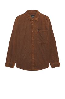 Рубашка Brixton Porter Overshirt, цвет Bison