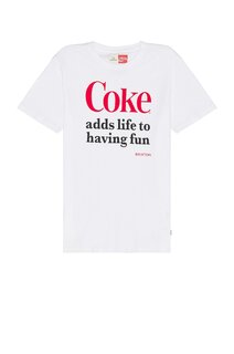 Футболка Brixton x Coca-cola Having Fun T-shirt, белый