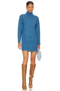 Платье мини Line &amp; Dot Barton Mini Sweater Dress, цвет Cobalt Blue