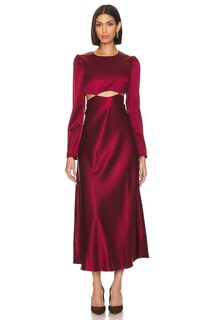 Платье Line &amp; Dot Mira, цвет Crimson