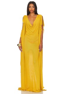 Платье Bronx and Banco Kahlia Gown, цвет Mustard