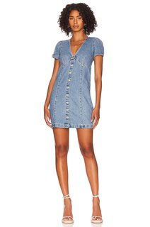 Платье мини LEVI&apos;S Erin Mini Denim Dress, цвет Indigo Stonewash Levis