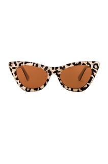 Солнцезащитные очки Lele Sadoughi Downtown Cat Eye, цвет Leopard