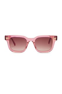 Солнцезащитные очки LoveShackFancy Port, цвет Powder Pink