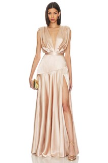Платье Bronx and Banco X Revolve Romi Gown, цвет Champagne