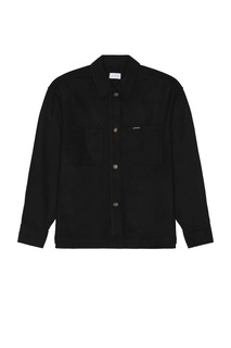 Рубашка SATURDAYS NYC Driessen Wool Overshirt, черный