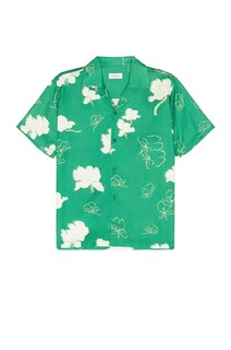 Рубашка SATURDAYS NYC Canty Short Sleeve, цвет Pine Green