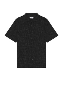 Рубашка SATURDAYS NYC Bruce Leopard, черный
