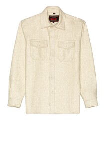 Рубашка Schott CPO Wool, цвет Oatmeal