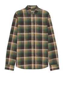 Рубашка Schott Plaid Cotton Flannel, цвет Falling Leaves