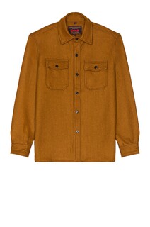 Рубашка Schott CPO Wool, цвет Coyote