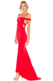 Платье Lovers and Friends Cece Gown, цвет Red Rose