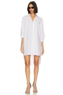 Платье CAROLINE CONSTAS Andie Shirt, белый