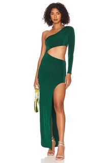 Платье миди Camila Coelho Clarissa, цвет Emerald Green