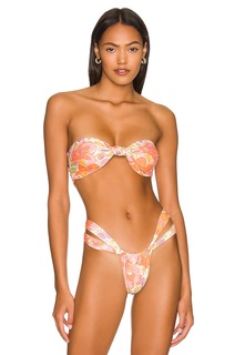 Топ бикини Stone Fox Swim Lele, цвет Bloom