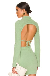 Свитер Camila Coelho Raquel Cropped, цвет Light Green