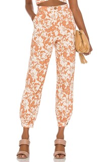 Брюки Lovers and Friends Kacey, цвет Caramel Brown Floral