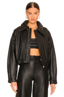 Куртка Camila Coelho Raven Leather, черный