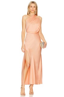 Платье Significant Other Alessia One Shoulder, цвет Peach Sherbet