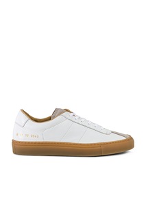 Кроссовки Common Projects Court Classic, цвет White &amp; Taupe