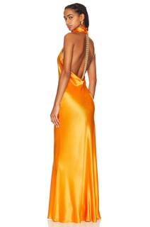 Платье SAU LEE Calypso Gown, цвет Tangerine