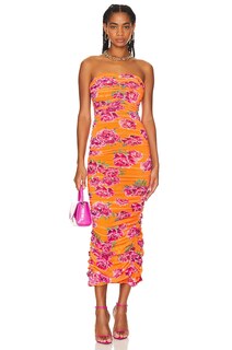Платье SAU LEE Farrah, цвет Orange &amp; Pink