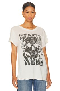 Футболка Chaser Skull And Flowers, цвет Bright White