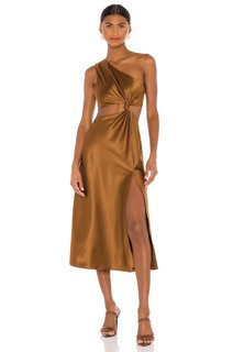 Платье LPA Imani, коричневый