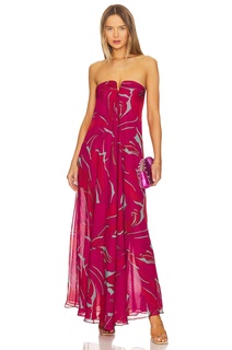 Платье Cult Gaia Janelle Gown, цвет Chanterelle Pink Marshmallow Chiffon