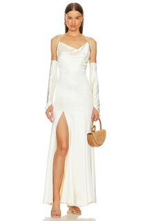 Платье Cult Gaia Nassia Gown, белый