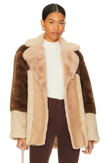 Пальто Steve Madden Willow Faux Fur, цвет Multi