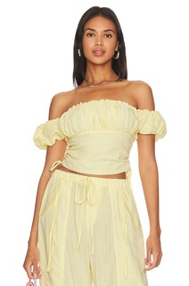 Топ LPA Nita Off Shoulder, цвет Butter Yellow