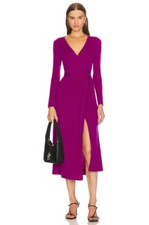 Платье Diane von Furstenberg Astrid, цвет Red Purple