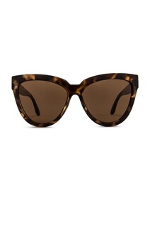 Солнцезащитные очки Le Specs Liar Liar, цвет Volcanic Tort &amp; Brown Mono
