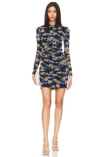 Платье Diane von Furstenberg Azula Reversible, цвет Paris Floral Navy &amp; Tiny Bean