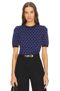 Топ Diane von Furstenberg Frennessey, цвет Brick Teel