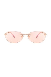 Солнцезащитные очки Le Specs Slinky, цвет Rose Gold