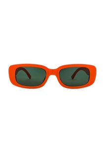 Солнцезащитные очки AIRE Ceres Rectangle, цвет Neon Orange &amp; Green Mono