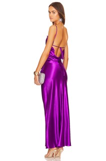 Платье макси superdown Lanthea, фиолетовый