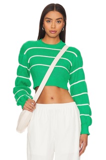 Свитер superdown Sophia Stripe, цвет Green &amp; White