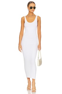 Платье макси Enza Costa Maxi Tank Dress, белый