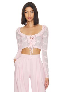 Кардиган MAJORELLE Tailyn Butterfly, цвет Light Pink