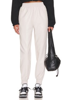 Брюки superdown Rinah Leather Jogger, цвет Bone