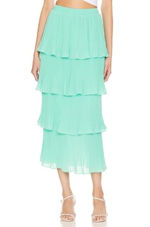 Юбка миди Essentiel Antwerp Dacie Pleated, цвет Trinidad