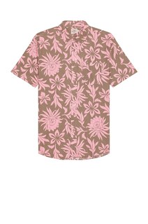 Рубашка Faherty Short Sleeve Breeze, цвет Cedar Beach Blossom