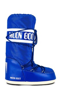 Ботинки MOON BOOT Icon Nylon, цвет Electric Blue